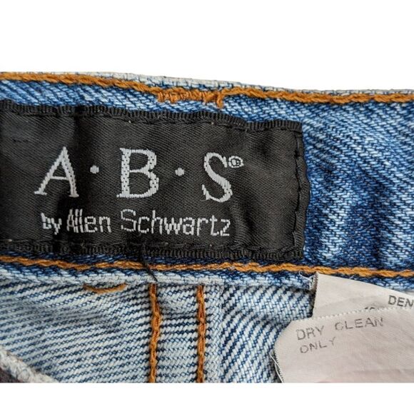 Rare VTG Y2K A.B.S Allen Schwartz Women's Embellished Western Ankle Jeans Sz 8 - Picture 10 of 10